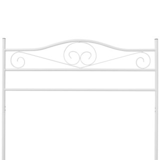 Белая стальная вешалка для одежды