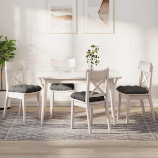 Istumispatjad 4 pcs Helehall 40 x 40 cm Korter kangas