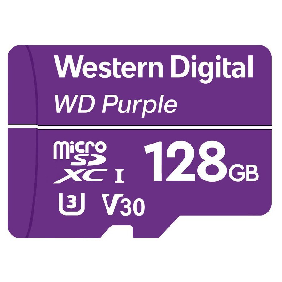 Карта памяти MicroSD WD Purple (128 ГБ)