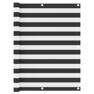 rõdusirm, antratsiithall ja valge, 120 x 600 cm, oxford-kangas