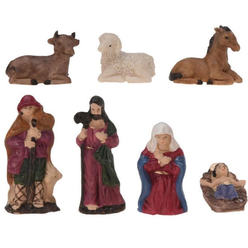 NATIVITY FIGURES 7 PCS 6.5 CM