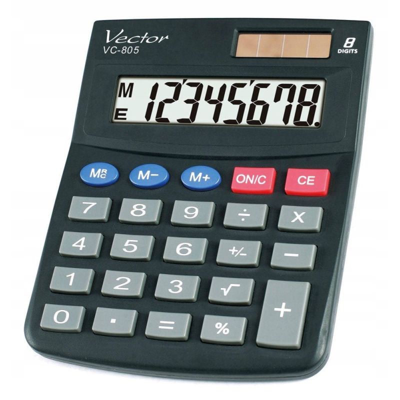 Vector VC-805 Office Calculator Black