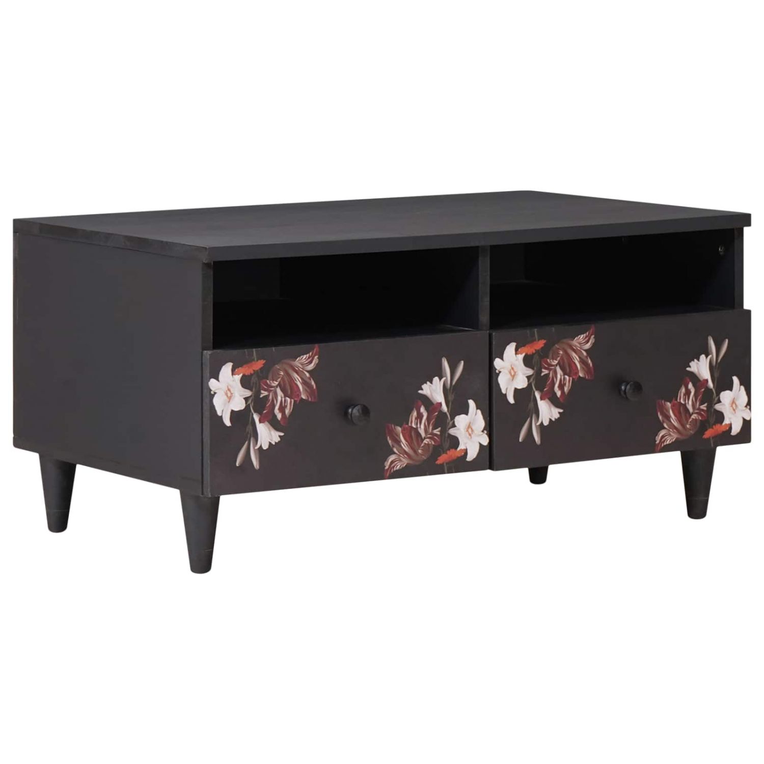 Kohvilaud Mitmevärviline 80 x 54 x 40 cm Tugev mango puu