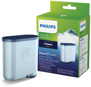 Philips Calc and Water filter CA6903/10 Same as CA6903/00 No descaling up to 5000 cups* Prolong machine lifetime 1x AquaClean Filter
