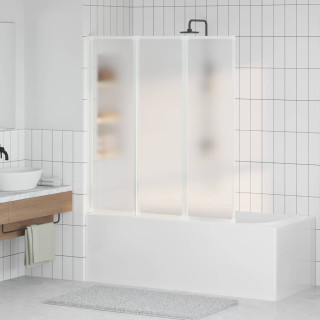 Vannituba ekraan Matt 132 x 140 cm Alumiinium & PP paneel