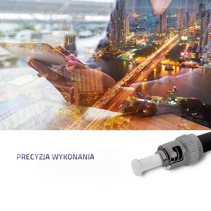 Оптический пигтейл Qoltec ST/UPC | Singlemode | OD0.9 | G657A2 | 1м