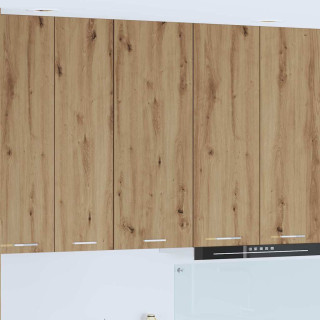 Seinakapp riiuliga Riga Käsitööpuu 40 x 31 x 100 cm Tehispuit