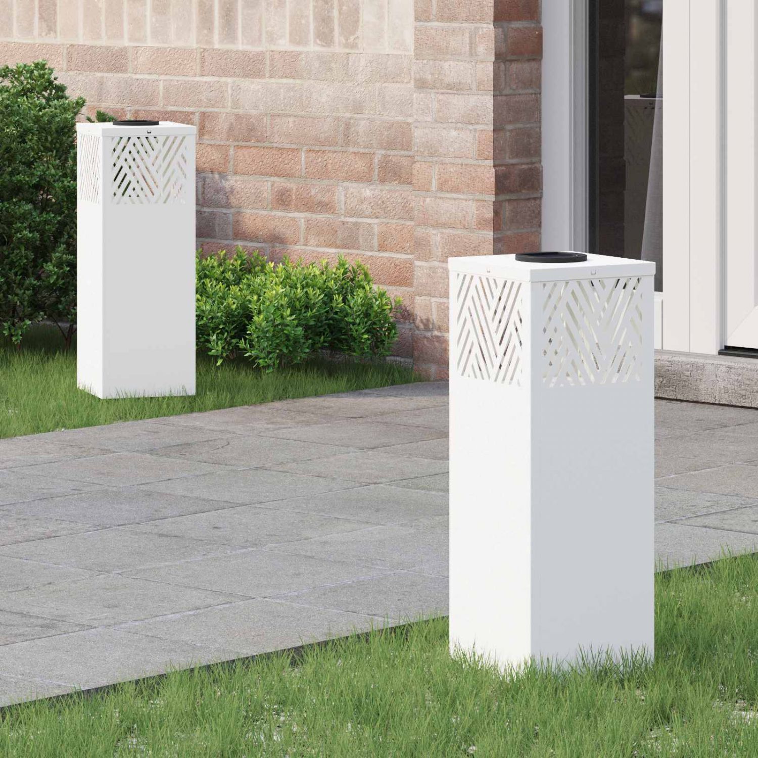 Päikese LED käigutee tuli 2 pcs Valge Külmvaltsitud teras