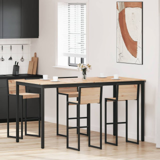 Baarilaud Neutraalne 110 x 55 x 105 cm Tahke mänd