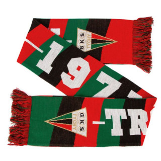 GKS Tychy 1971 Tricolor Scarf SREBTYCHYSZAL