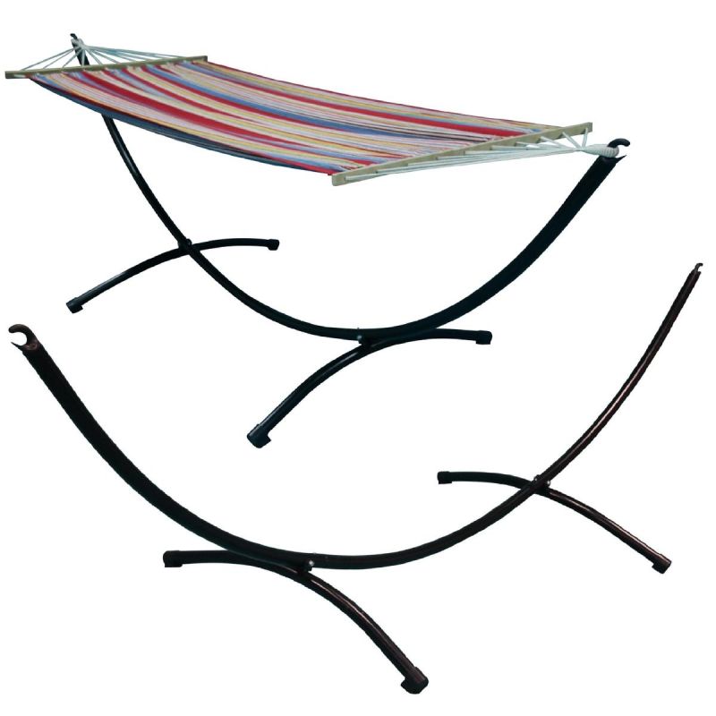 METAL HAMMOCK STAND 295x95x100CM 150KG