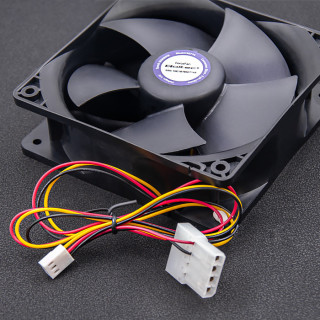 Qoltec ForceFan 6000 RPM fan | 120mm | 12V