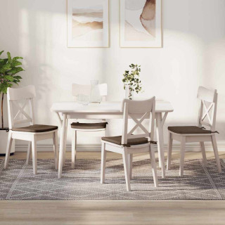 Istumispatjad 4 pcs Pruun 40 x 40 x 3 cm kangas