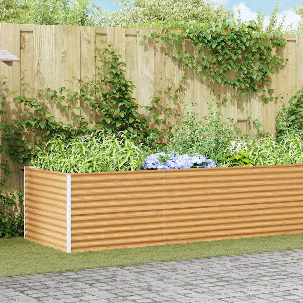 Kõrgendatud aia taimelava 485 x 100 x 68 cm Tsinkteras