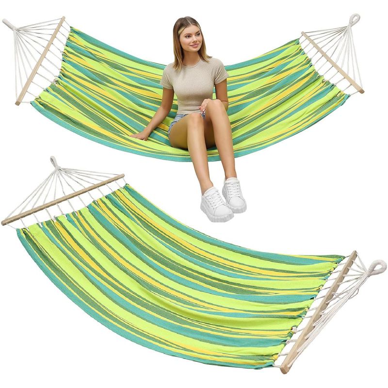 GARDEN HAMMOCK FOR 2 PEOPLE 200X150CM WITH SPREADER 1052724