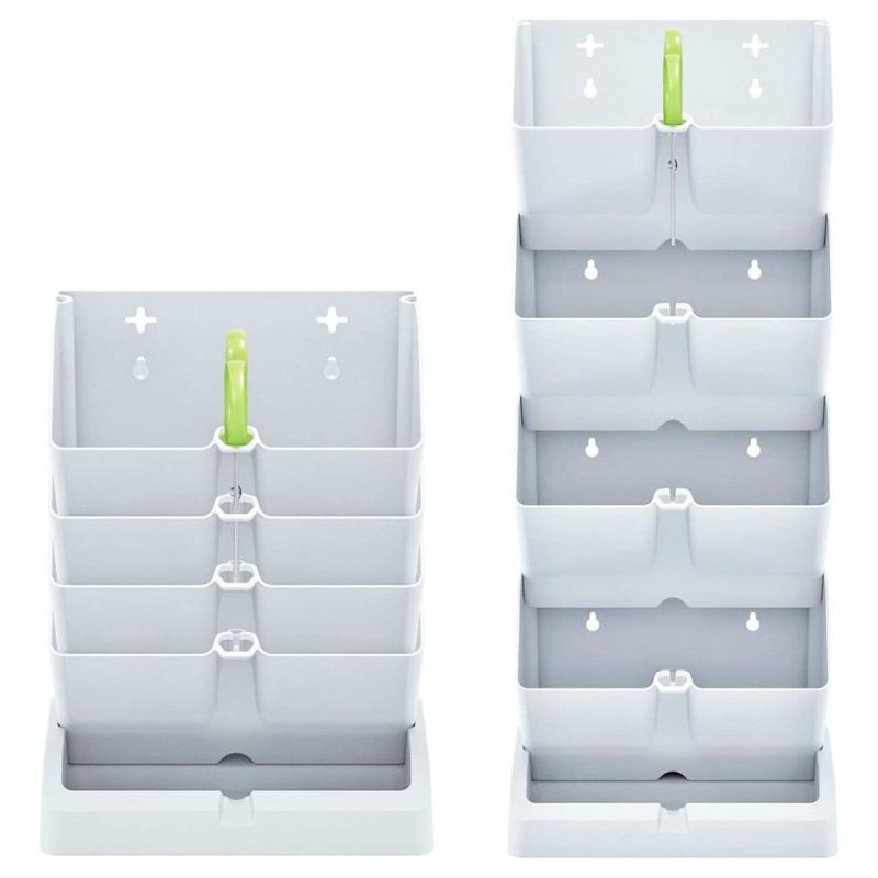 VERTICAL GARDEN FLOWER BED STANDING WHITE