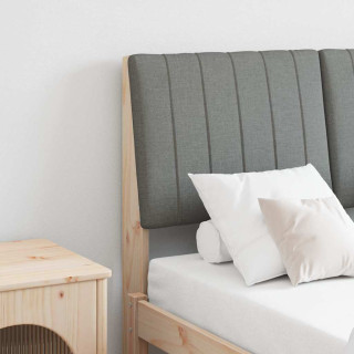 Polsterdatud voodiots Tumehall 120 cm Tahke mänd