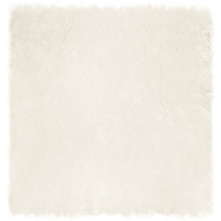 Vale Umbes Vaip Valge 120 x 120 cm Polüester