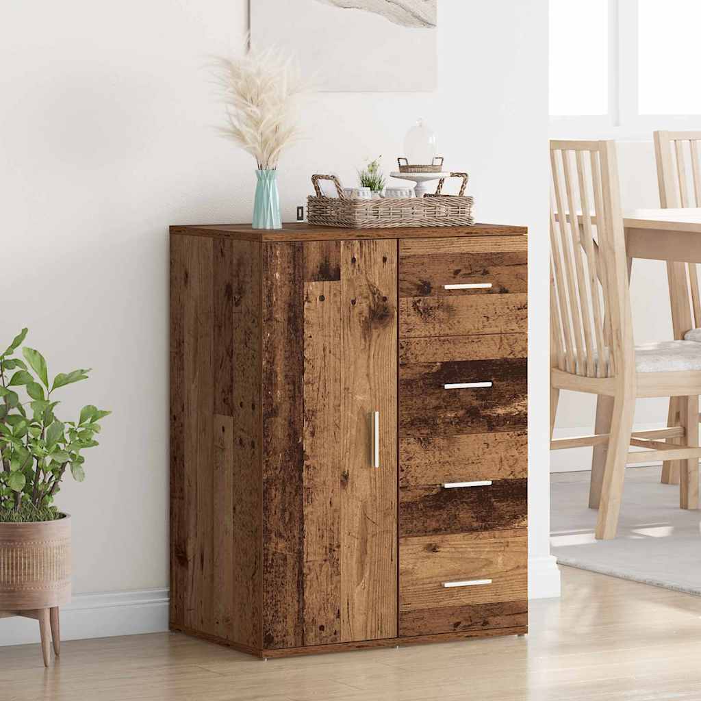 Kõide sahtliga Vana puit 59 x 39 x 80 cm Tehispuit