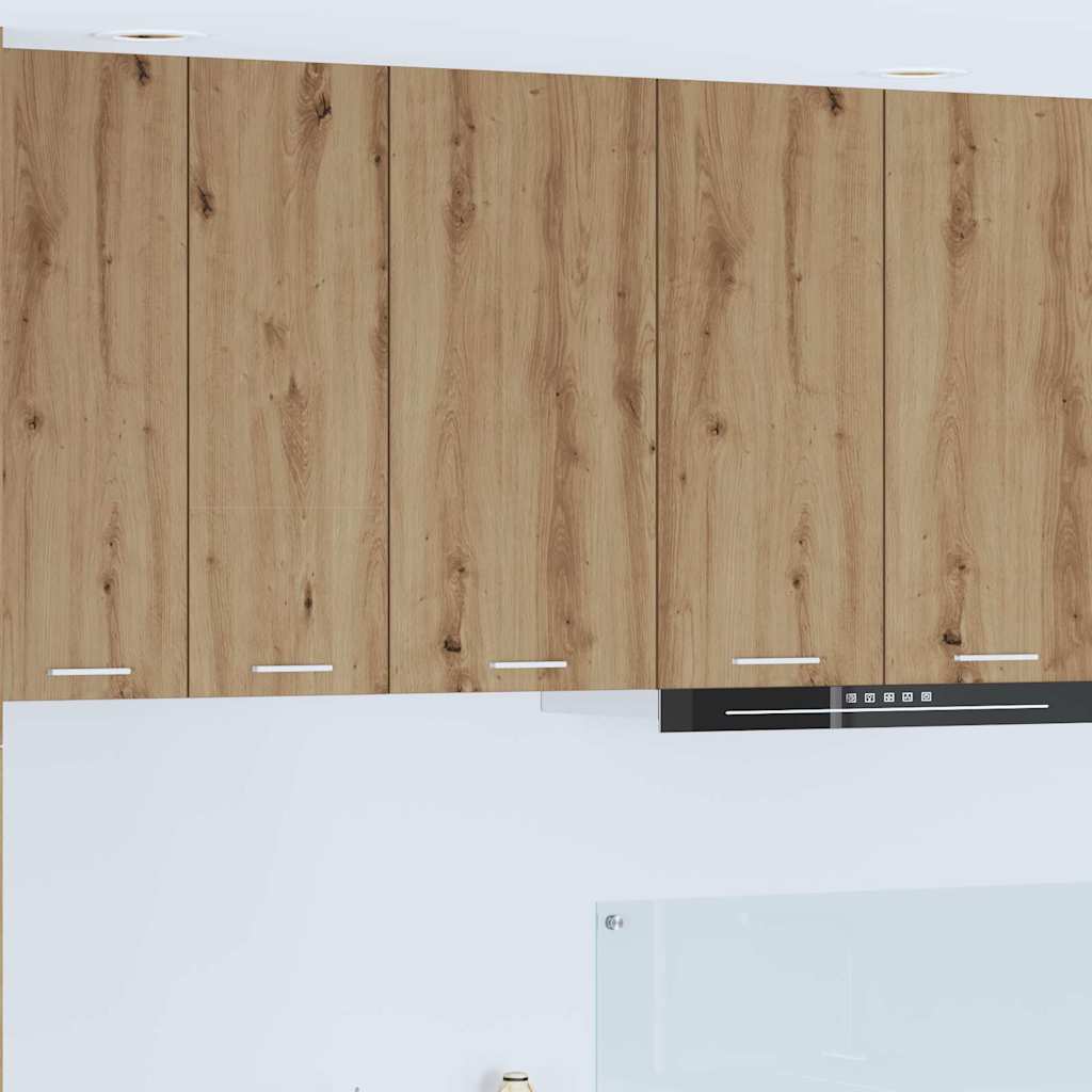 Seinakapp Riga Meisterdatud tamm ja valge 40 x 31 x 80 cm