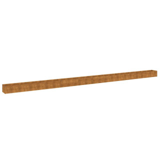 кашпо, 960x50x36 см, кортеновская сталь