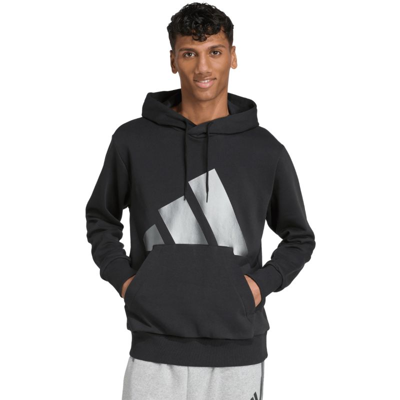 Men's adidas Holiday 3S Hoodie Black JM1698