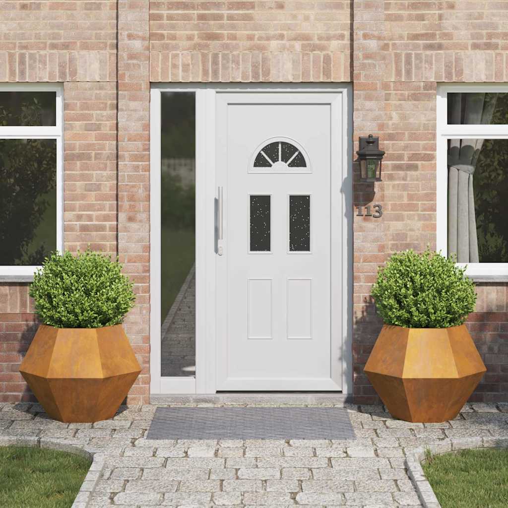 Taimekast 2 pcs Rooste 75 x 75 x 60 cm terase tüüp