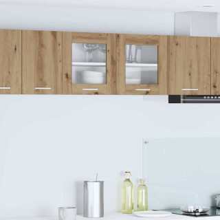 Seinakapp Riga Meisterdatud tamm ja valge 80 x 31 x 40 cm