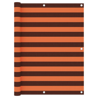 rõdusirm, oranž ja pruun, 120 x 600 cm, oxford-kangas