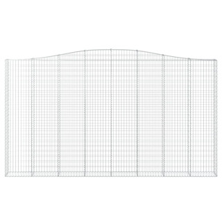 Габион дугообразной формы, 400x30x220/240 см, оцинкованная сталь