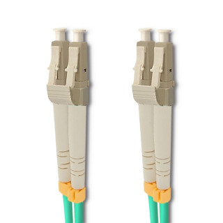Qoltec Patchcord fiber optic LC/UPC - LC/UPC | Multimode | 50/125 | OM3 | Duplex | 20m