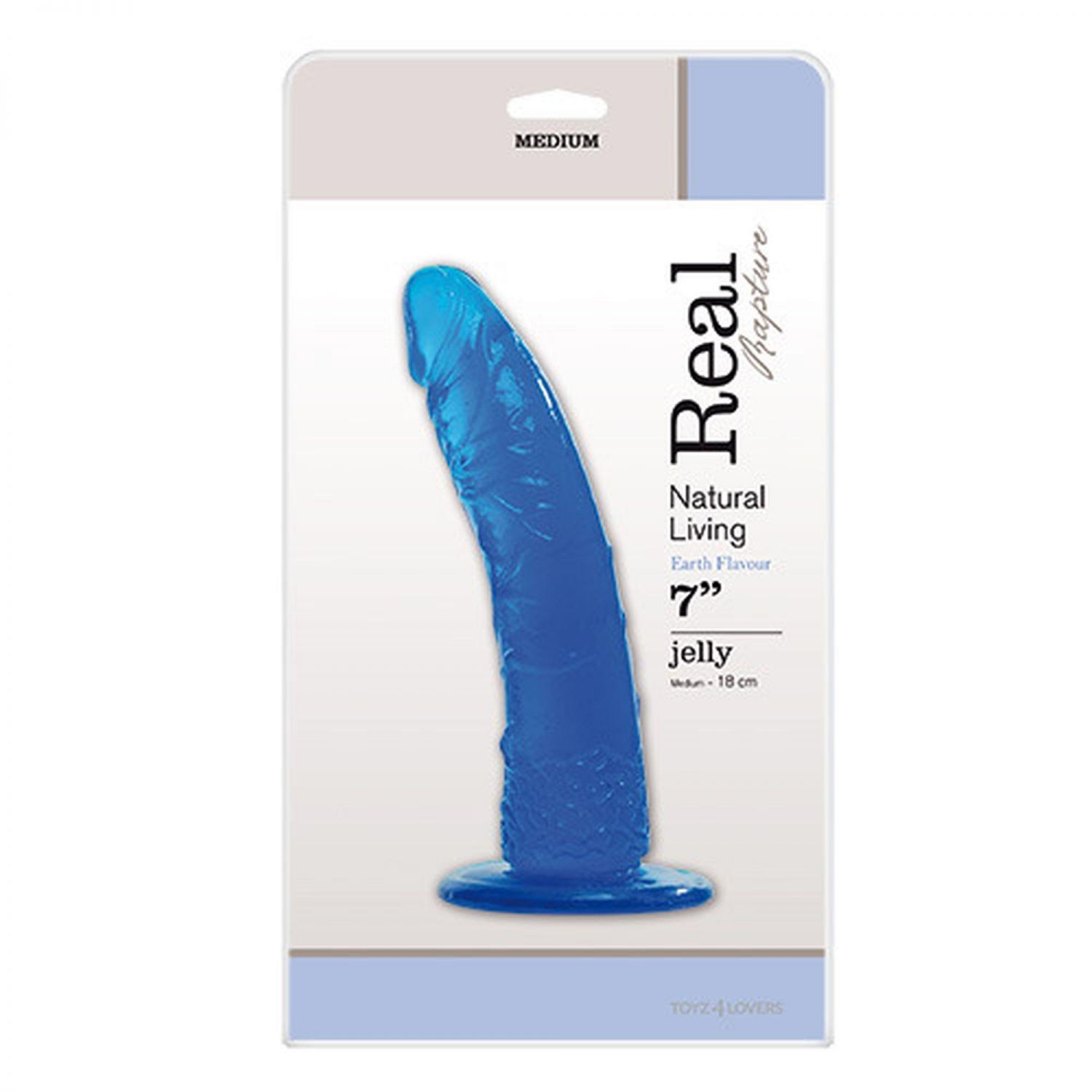 Дилдо JELLY DILDO REAL RAPTURE BLUE 7