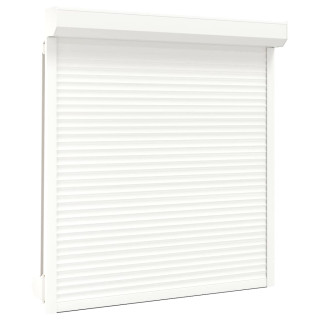 фасадная рулонная штора алюминиевая 140 x 150 см, белая