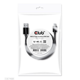 CABLE USB TO MICRO USB 1M/M/M CAC-1408 CLUB3D