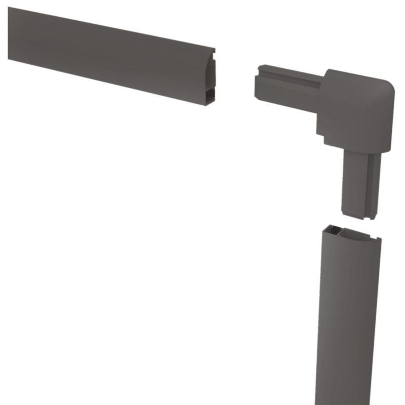 MOSQUITO NET WINDOW ALU 120X140 ANTHRACITE