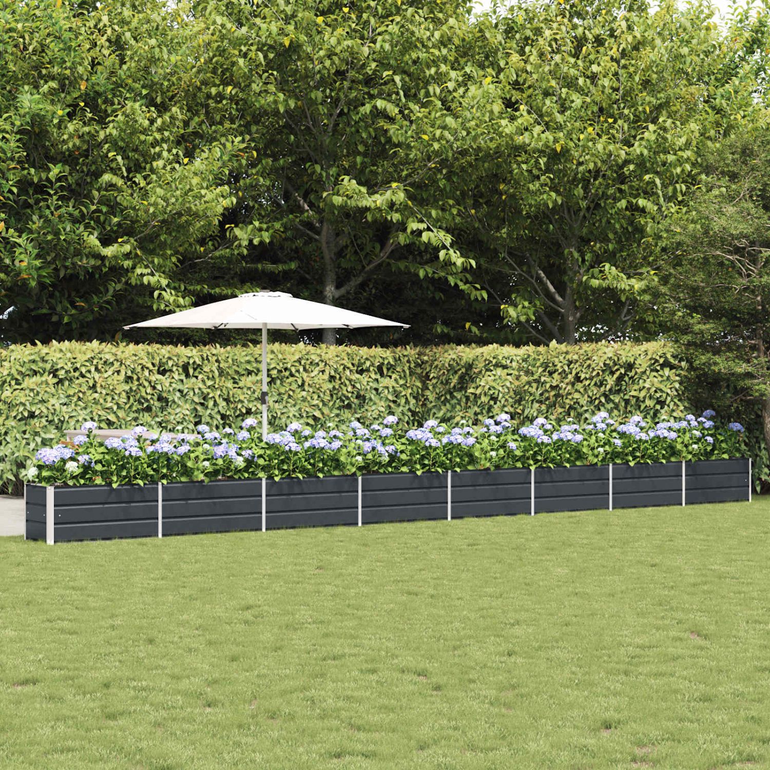 Taimekast Antratsiit 480 x 50 x 45 cm Tsinkteras