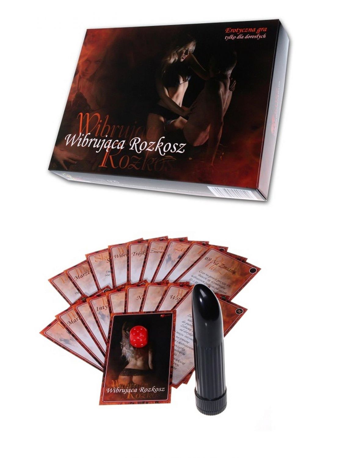 Настольная игра для пар - Вибрирующее наслаждение (с вибратором)