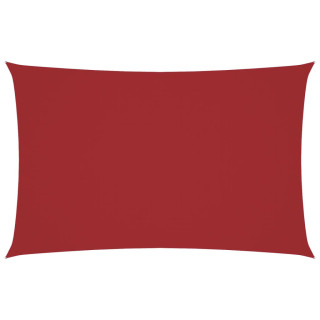 Солнцезащитный тент из ткани Оксфорд, прямоугольный, 4 x 7 м, красный