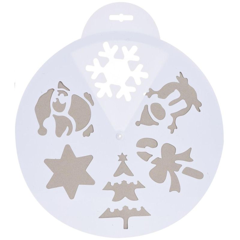 ARTIFICIAL SNOW TEMPLATE 30CM 6 DESIGNS