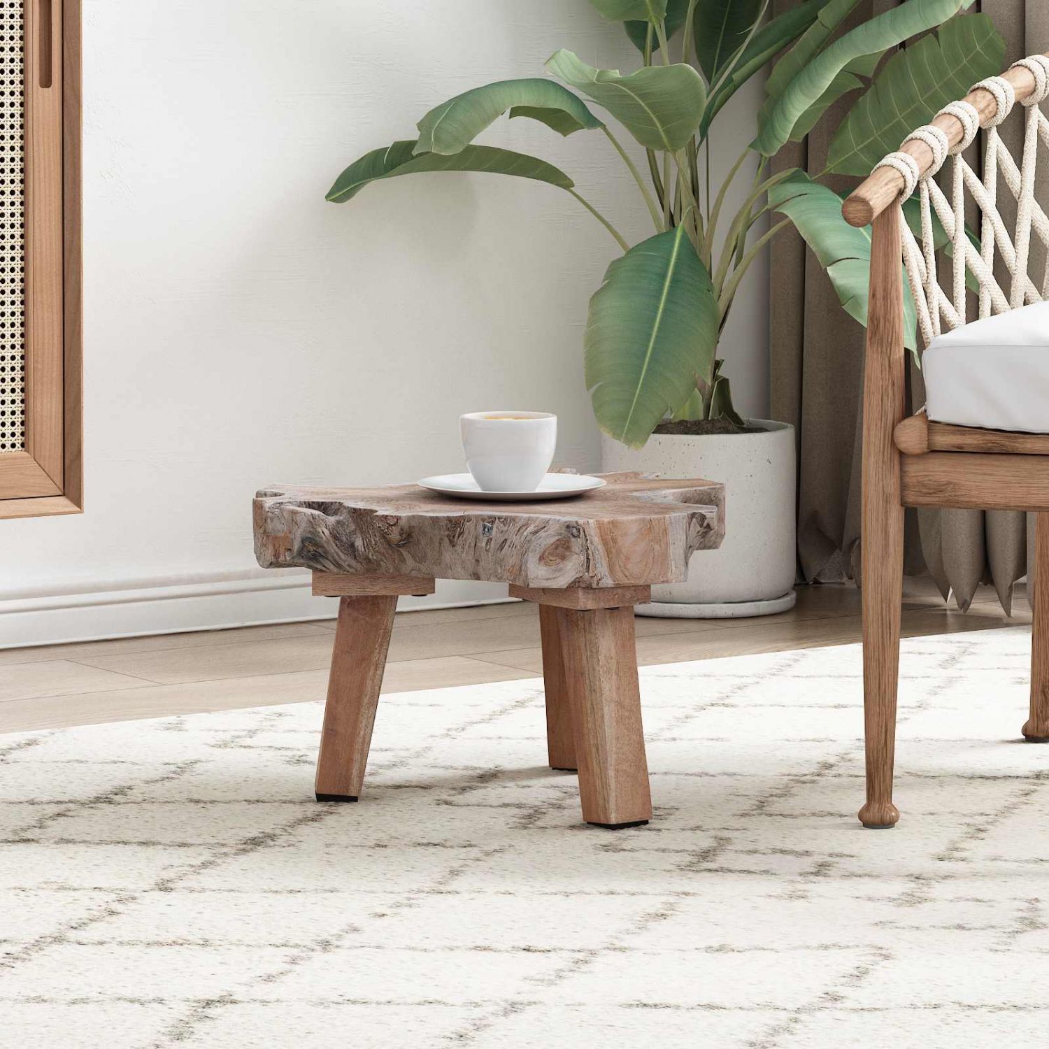 Öökapp Pruun 40 x 40 x 25 cm Tugev taastatud puit