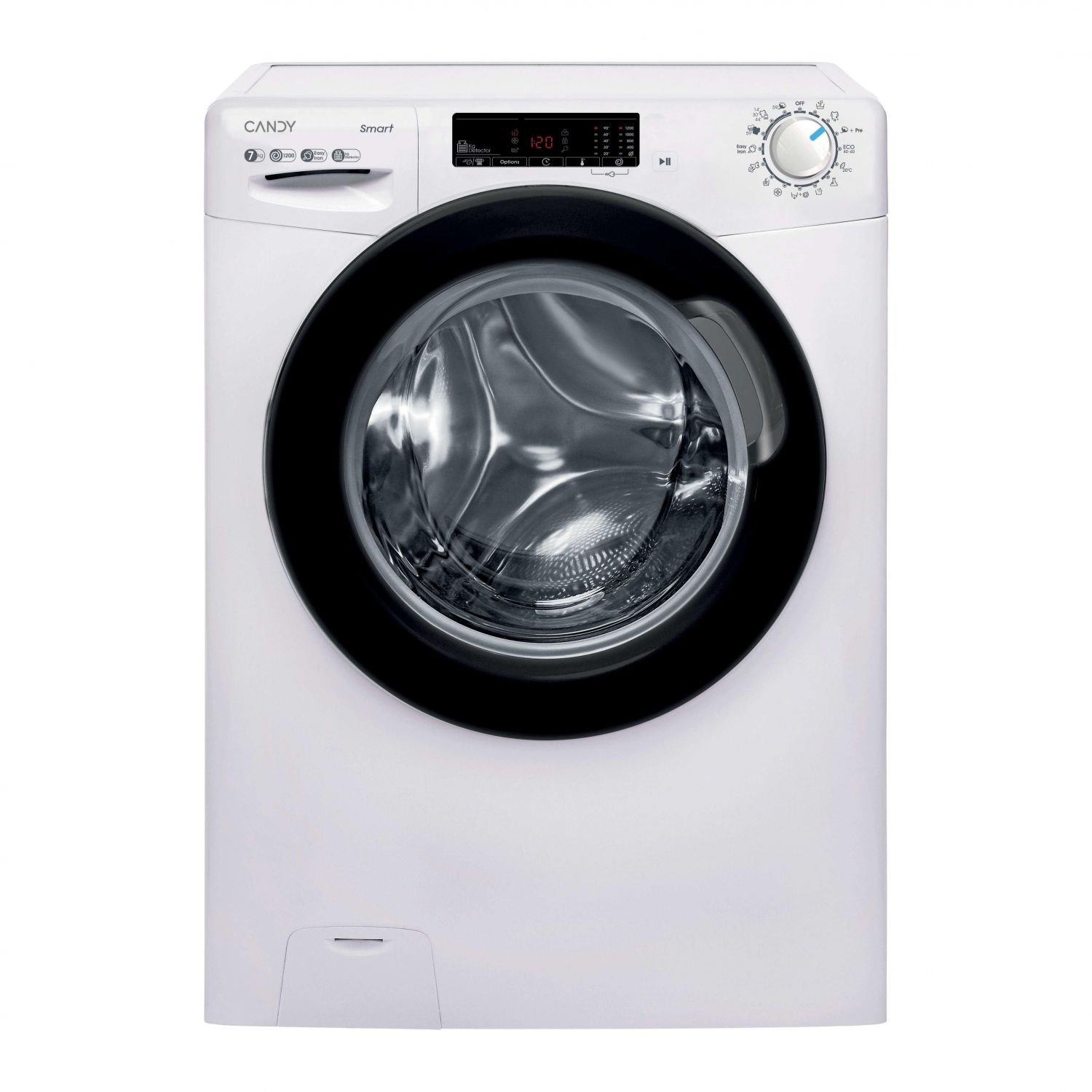 CANDY Washing machine CSS 127TWB5/1-S, 7kg, Energy class A, 1200 RPM, Depth 54 cm