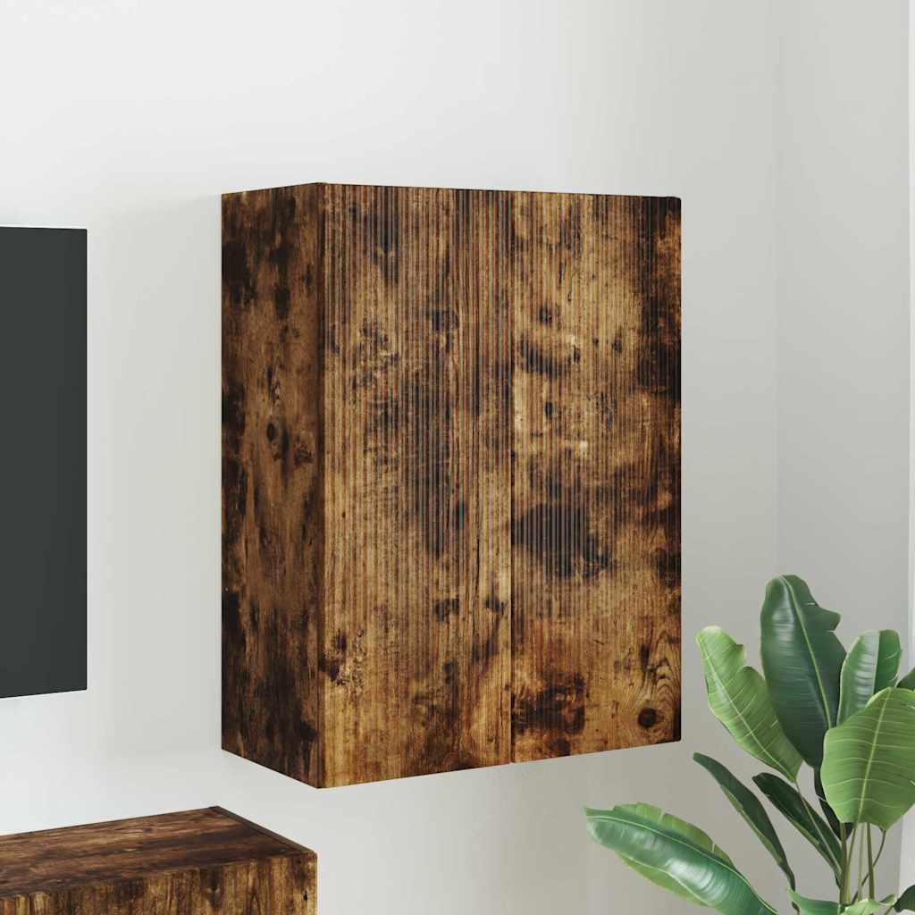 TV Seina Kapp Suitsetatud tamm 59,5 x 31 x 80 cm Tehispuit