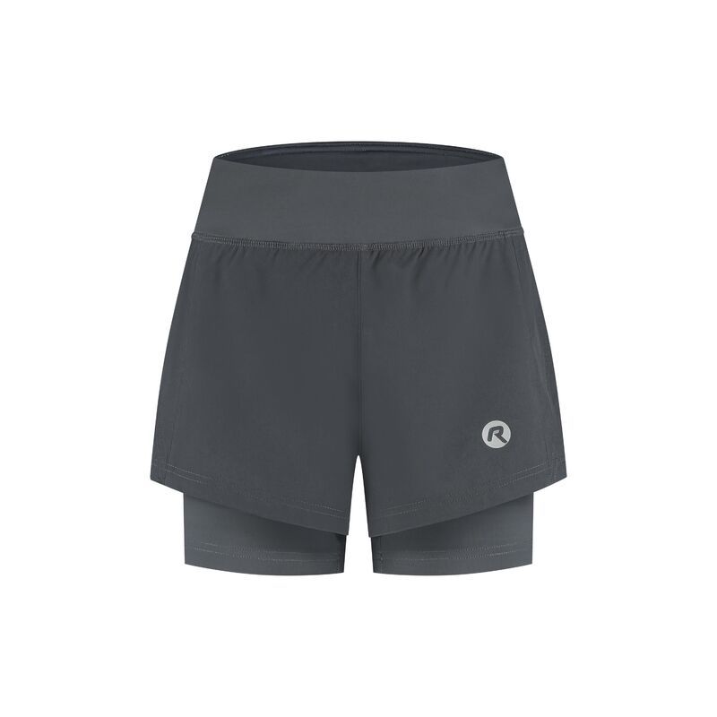 Rogelli women's shorts 2in1 ESSENTIAL gray XS