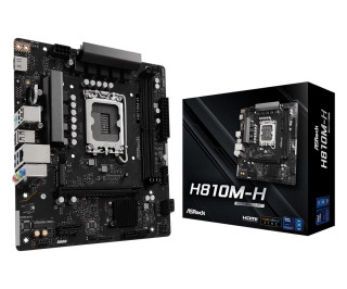 Mainboard|ASROCK|Intel H810|LGA1851|Micro-ATX|Memory DDR5|Memory slots 2|H810M-H