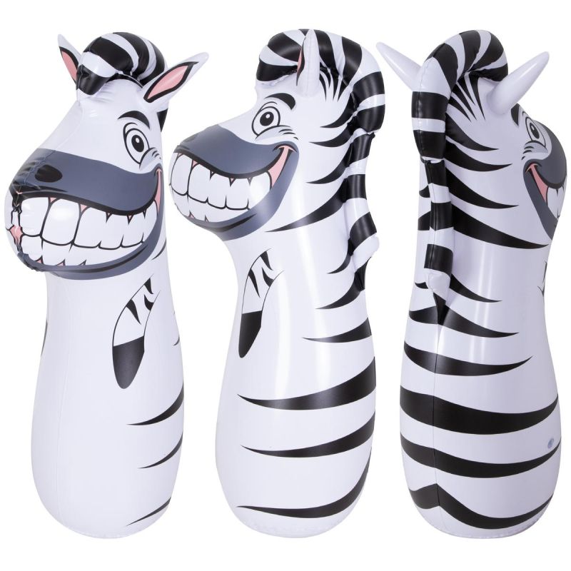 INFLATABLE PUNCHING BAG ANIMAL 53089 ZEBRA