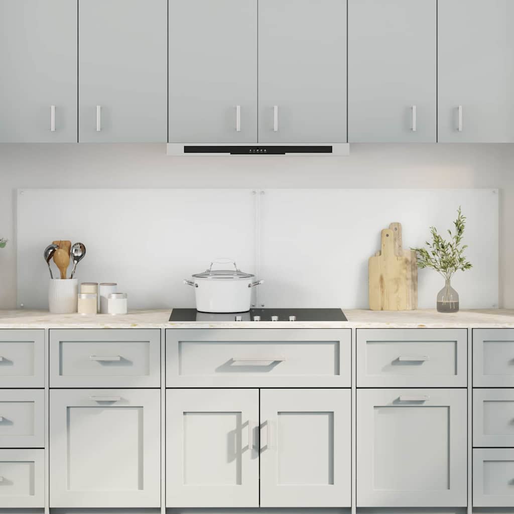 Kögi Splashback 2 pcs Läbipaistev 100 x 50 cm karastatud klaas