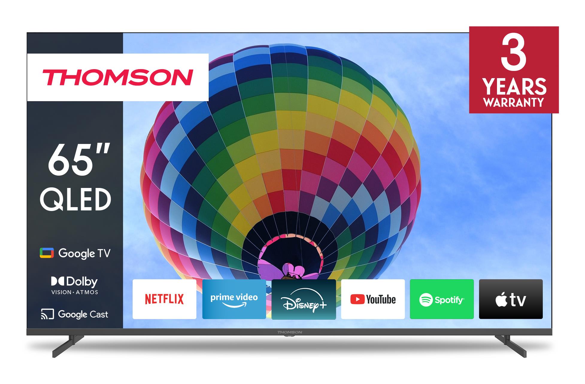 Телевизор THOMSON 65QG4S14 65 4K QLED Google TV