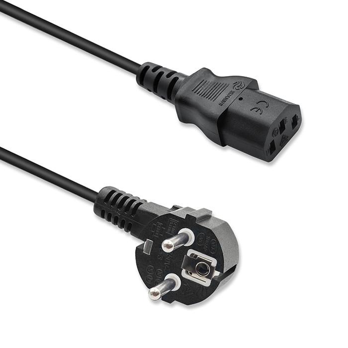 Qoltec Power cable IEC C13/SCHUKO | 3x0.75mm² | 1.4m