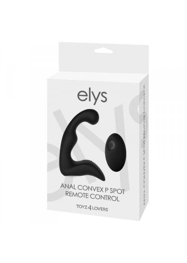 ELYS - Anaalvibraator Anal Convex P-punkti Kaugjuhtimispuldiga