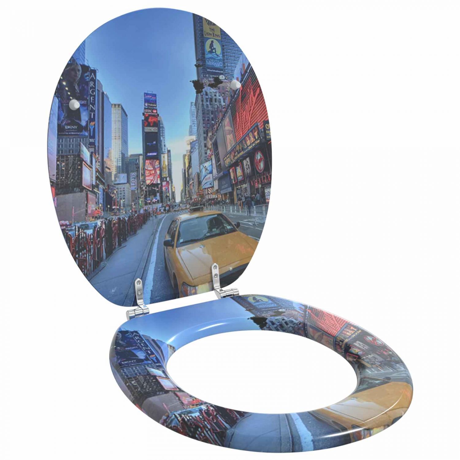 Tualettsari Mitmevärviline 43,8 x 37,8 cm MDF plaat